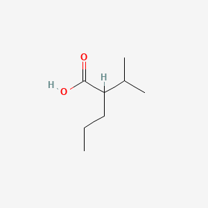 2-Isopropylpentanoic acid chemical structure (CAS 62391-99-5)