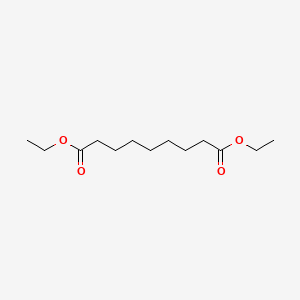 Diethyl nonanedioate chemical structure (CAS 624-17-9)