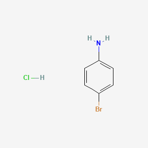 4-Bromoaniline hydrochloride chemical structure (CAS 624-19-1)