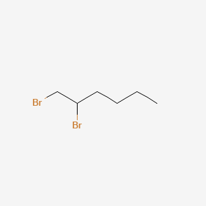 1,2-Dibromohexane chemical structure (CAS 624-20-4)
