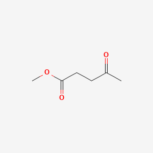 Methyl 4-oxopentanoate chemical structure (CAS 624-45-3)