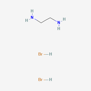 Ethylenediamine dihydrobromide chemical structure (CAS 624-59-9)