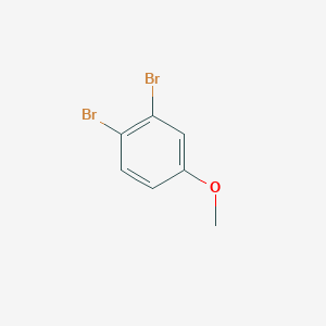 1,2-Dibromo-4-methoxybenzene chemical structure (CAS 62415-74-1)