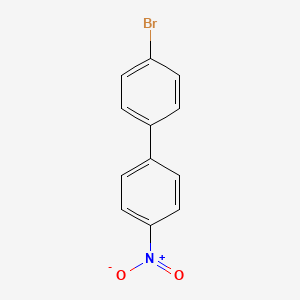 4-Bromo-4'-nitro-1,1'-biphenyl chemical structure (CAS 6242-98-4)