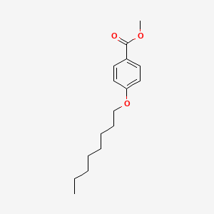 Methyl 4-(octyloxy)benzoate chemical structure (CAS 62435-37-4)