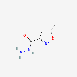 5-Methylisoxazole-3-carbohydrazide chemical structure (CAS 62438-03-3)
