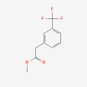Methyl 2-(3-(trifluoromethyl)phenyl)acetate chemical structure (CAS 62451-84-7)