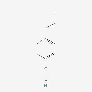 1-Ethynyl-4-propylbenzene chemical structure (CAS 62452-73-7)