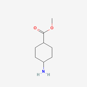 trans-Methyl 4-aminocyclohexanecarboxylate chemical structure (CAS 62456-15-9)
