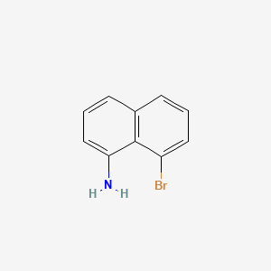 8-Bromonaphthalen-1-amine chemical structure (CAS 62456-34-2)