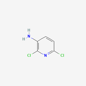 3-Amino-2,6-dichloropyridine chemical structure (CAS 62476-56-6)