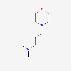 N,N-Dimethyl-3-morpholinopropan-1-amine chemical structure (CAS 62478-44-8)