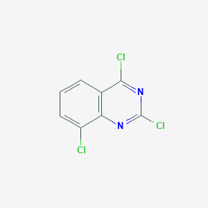 2,4,8-Trichloroquinazoline chemical structure (CAS 62484-29-1)