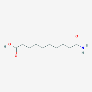 10-Amino-10-oxodecanoic acid chemical structure (CAS 6249-07-6)