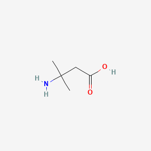 3-Amino-3-methylbutanoic acid chemical structure (CAS 625-05-8)