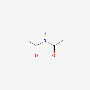 Diacetamide chemical structure (CAS 625-77-4)
