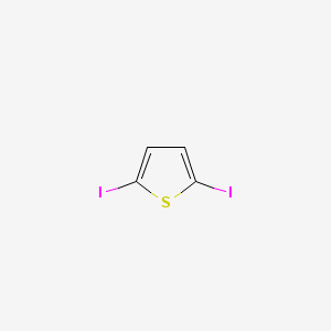 2,5-Diiodothiophene chemical structure (CAS 625-88-7)