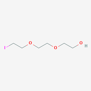 2-(2-(2-Iodoethoxy)ethoxy)ethanol chemical structure (CAS 62573-16-4)