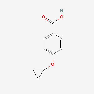 4-Cyclopropoxybenzoic acid chemical structure (CAS 62577-90-6)