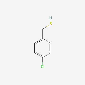 4-Chlorobenzylmercaptan chemical structure (CAS 6258-66-8)