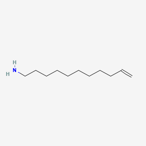 1-Amino-10-undecene chemical structure (CAS 62595-52-2)