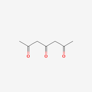 Heptane-2,4,6-trione chemical structure (CAS 626-53-9)