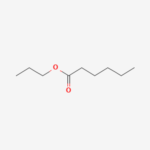 Propyl hexanoate chemical structure (CAS 626-77-7)