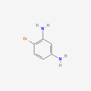 4-Bromobenzene-1,3-diamine chemical structure (CAS 6264-69-3)