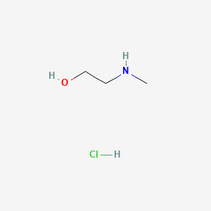 2-(Methylamino)ethan-1-ol hydrochloride chemical structure (CAS 62640-03-3)