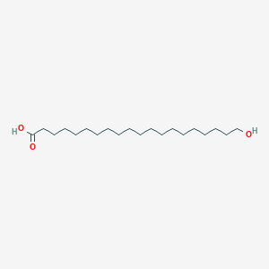 20-Hydroxyicosanoic acid chemical structure (CAS 62643-46-3)
