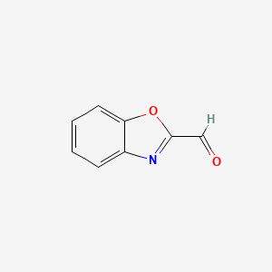 Benzo[d]oxazole-2-carbaldehyde chemical structure (CAS 62667-25-8)