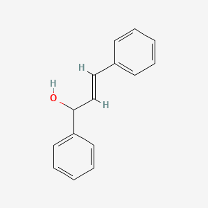 (E)-1,3-Diphenylprop-2-en-1-ol chemical structure (CAS 62668-02-4)