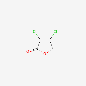 3,4-Dichlorofuran-2(5H)-one chemical structure (CAS 62674-12-8)
