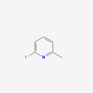 2-Iodo-6-methylpyridine chemical structure (CAS 62674-71-9)