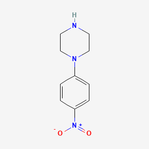 1-(4-Nitrophenyl)piperazine chemical structure (CAS 6269-89-2)