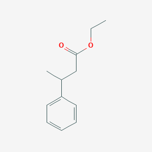 Ethyl 3-phenylbutanoate chemical structure (CAS 62690-29-3)