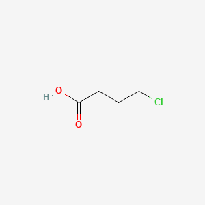 4-Chlorobutanoic acid chemical structure (CAS 627-00-9)