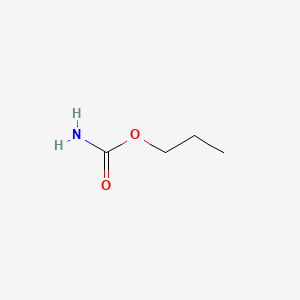 Propyl carbamate chemical structure (CAS 627-12-3)