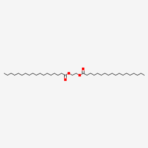 Ethyleneglycoldistearate chemical structure (CAS 627-83-8)