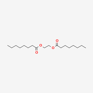Dioctanoylglycol chemical structure (CAS 627-86-1)