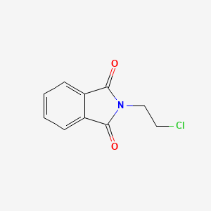 2-(2-Chloroethyl)isoindoline-1,3-dione chemical structure (CAS 6270-06-0)