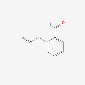 2-(Prop-2-en-1-yl)benzaldehyde chemical structure (CAS 62708-42-3)