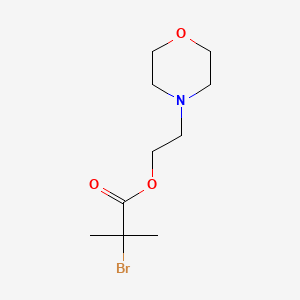 2-Morpholinoethyl 2-bromo-2-methylpropanoate chemical structure (CAS 627106-74-5)