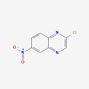 2-Chloro-6-nitroquinoxaline chemical structure (CAS 6272-25-9)