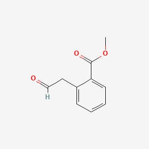 Methyl 2-(2-oxoethyl)benzoate chemical structure (CAS 62723-81-3)