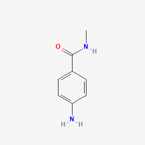 4-Amino-N-methylbenzamide chemical structure (CAS 6274-22-2)