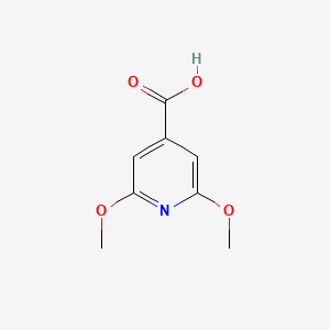 2,6-Dimethoxyisonicotinic acid chemical structure (CAS 6274-82-4)