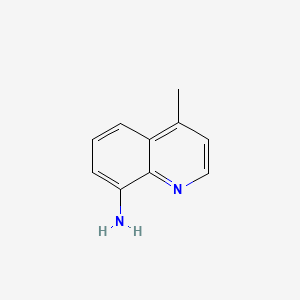 4-Methylquinolin-8-amine chemical structure (CAS 62748-01-0)