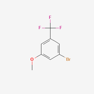 1-Bromo-3-methoxy-5-(trifluoromethyl)benzene chemical structure (CAS 627527-23-5)