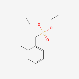 Diethyl 2-methylbenzylphosphonate chemical structure (CAS 62778-16-9)